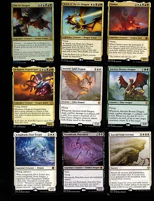 ULTIMATE DRAGON-100 Card Commander Deck-Magic The Gathering-MTG-Ur Dragon-Mythic • $349.99