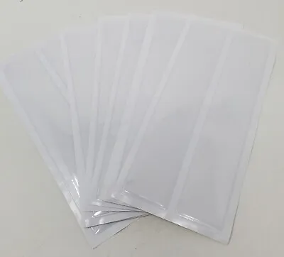 Self Adhesive Rectangle Label Pockets 20 7.75”x1.5” Teachers Storge System • $7.99