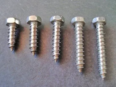 50 Pcs 4 Sizes #8 Indented Hex Head Sheet Metal Screws Stainless Steel Ford • $9.75