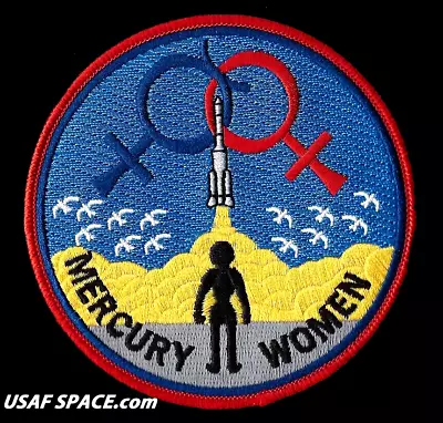 NASA MERCURY 13 - WOMEN - ORIGINAL 4  COMMEMORATIVE SPACE PATCH - MINT Condition • $12.95