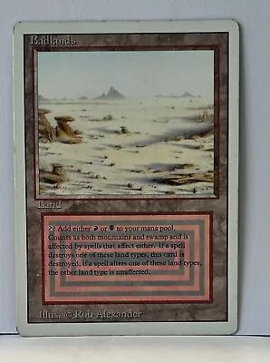 MtG Badlands Dual Land (Revised) Heavily Played • $243.50