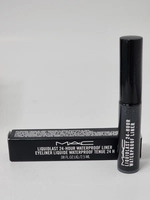 $18.90 • Buy New MAC Liquidlast 24-Hour Waterproof Liner Eyeliner Wet Road 0.08 Oz. / 2.5mL