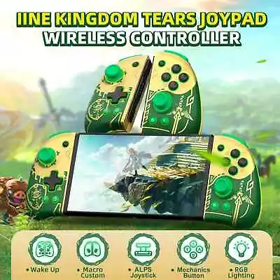 Nintendo Switch Original & OLED Flinchez Hyper Pro Joy Con Zelda Kingdom Tears 1 • $197.95