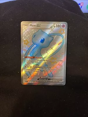 Pokemon TCG Mew Ex 216/091 Full Art Ultra Rare Paldean Fates NM+ Fast Shipping! • $12