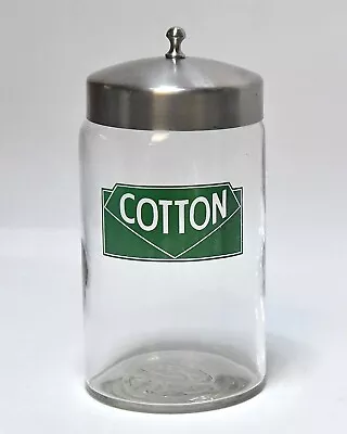$44.99 • Buy Vintage Profex Cotton Apothecary Medical Doctor Office Jar Container