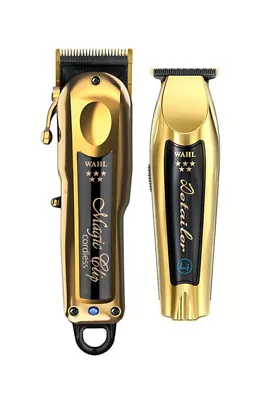 Wahl Wahl Cordless Magic Clipper & Detailer Li Trimmer Gold DUO • $569.90