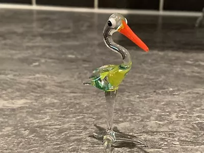 Murano ? Glass Stork Figure • £4.99