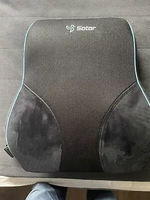 Sotor Lumbar Back Support Cushion Car Seat Office Chair Pillow Memory Foam • £0.99