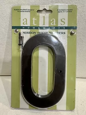 Aged Bronze Mission House Address Number 0 (5 1/2  Tall) • $18.49