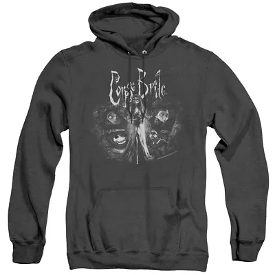 CORPSE BRIDE BRIDE TO BE Licensed Hooded Sweatshirt Heather Hoodie SM-3XL • $50.95