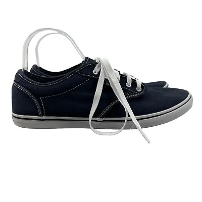 Vans Atwood Sneakers Womens 10 Navy Blue Low Top Lace Up Skater Lifestyle Shoes • $25.45