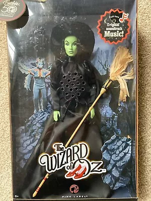Barbie Wicked Witch Of The West Wizard Of Oz 50th Anniversary 2008 • $85
