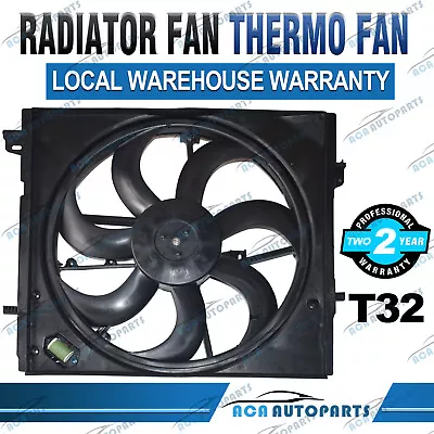 Radiator Engine Thermo Fan For Nissan X-Trail Xtrail T32 M9R 1.6DT 2.0DT 2014-ON • $168.99