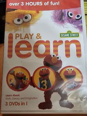 Sesame Street Elmo: Play & Learn DVD Math Literacy & Imagination • $0.99