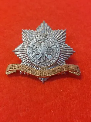 £4.99 • Buy 4th Royal Irish Dragoon Guards Cap Badge In Bi Metal On Lugs