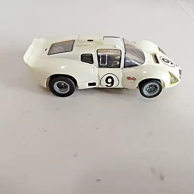 TOMY AFX Slot Car Chaparral White  Clear Window  #9 Vintage • $74.95