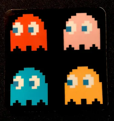 Pack Man Video Game Sticker “ghost Monsters” 3“ X 3“￼ Supreme Glossy Quality. • $3.40