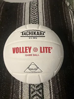 Tachikara SVMN Volley-Lite Leather Volleyball - White • $41.99