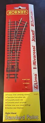 Hornby R 8073 Right Hand Standard Point - OO Gauge Track R8073 - New • £13.99