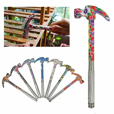 1 Mini Floral Hammer Mallet Tool Ladies Track Puller Utility Steel Metal Womens • $10.29