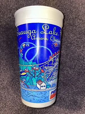 Vintage Sweetheart Plastic Cup Geauga Lake Aurora Ohio Pepsi 32 Ounce • $14