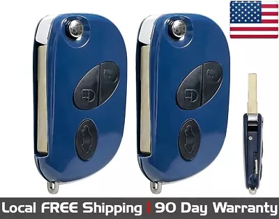 2x New Quality Replacement Flip Key Fob Remote For Select Maserati Vehicles • $129.95