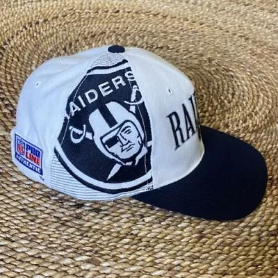 Vintage Los Angeles Raiders Laser Shadow Sports Specialties Snapback Hat • $155.55