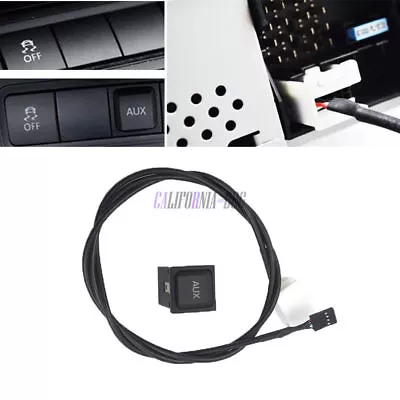 Aux Switch+cable Set Golf Mk6 Rcd510 New Vw  5kd 035 724 5kd035724 • $19.25