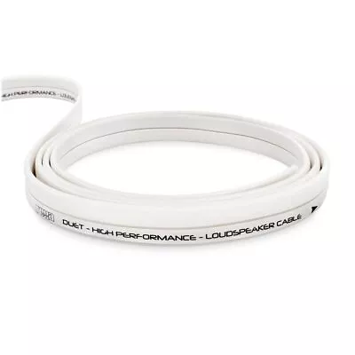 Rega Duet Speaker Cable 2 X 4mm Sq. White Unterminated Per Meter • £17