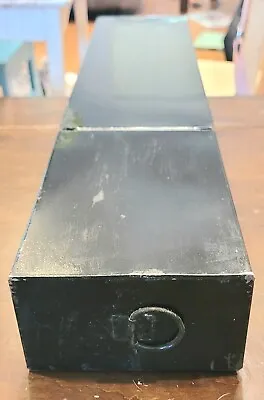 Mosler Vintage Metal Safe Deposit Box Box Black #692 • $30