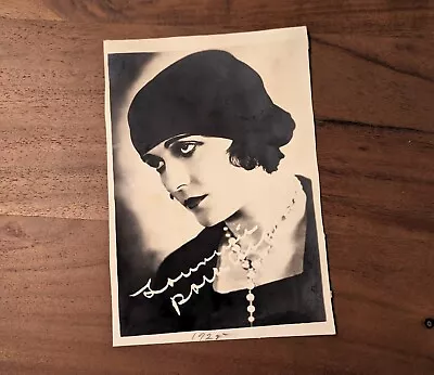 1925 Vintage Original POLA NEGRI Silent Movie Actress Film Fan Photograph 5 X7  • $14.99