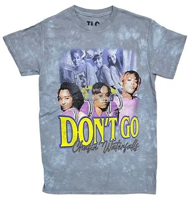 TLC R&B Music Band Men's Mineral Stone Acid Distressed Vintage Wash Tee T-Shirt • $17.99