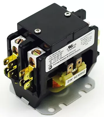 AIR CONDITIONING  Definite Purpose Contactor 2P FLA 40A 24V Coil SA-2P-40A-24V • $29.99