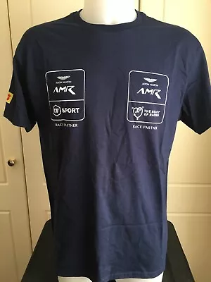 £18.95 • Buy Wec Aston Martin Racing Tf Sport Team Issue T Shirt Mens Large 2022 Season Nib