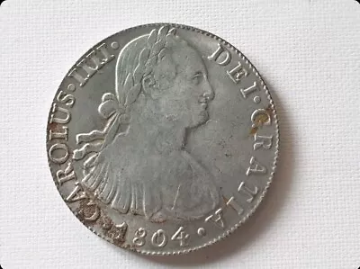 France 1812 5 Francs / King Carolus III 1804 CROWN RESTRIKE MULE. • $10000