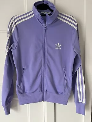 SALE Pre-Owned Vintage ADIDAS Original Superstar Track Jacket | Lilac/White | M • $40.82