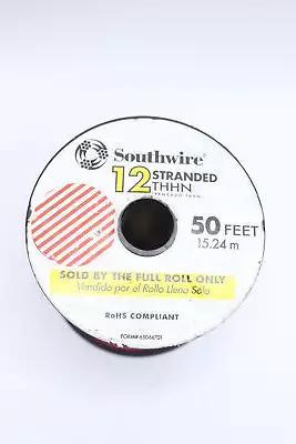 Southwire Wire Thhn 12 Ga 600 V Red 50 Ft 22966683 • $13.62