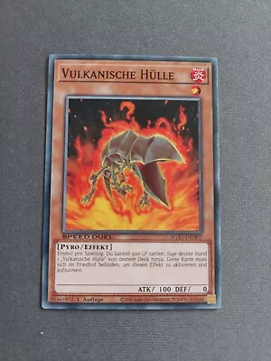 Yugioh SGX1-DEH07 Volcanic Case 1st Edition - German - Speed Duel • $1.44