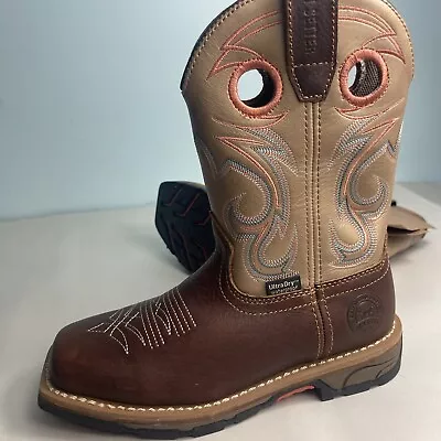 Red Wing Irish Setter Womens 5EH  Soft Toe Cowboy Boot 83207 Waterproof Work NEW • $110