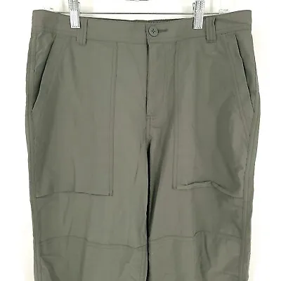 REI Co-Op Pants Mens 34x30 Olive Green Activator V2 Softshell Hiking Outdoor • $29.99