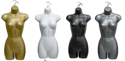 £14.99 • Buy Female Hanging Full Body Mannequin Form Top Quality Torso Display Bust
