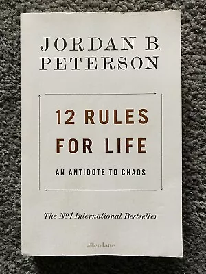 12 Rules For Life: An Antidote To Chaos By Jordan B. Peterson (Paperback 2018) • $24.99