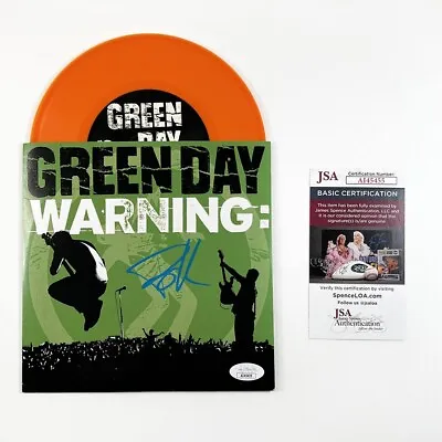 Billie Joe Armstrong Green Day 45 Single Record Hand Signed Autographed JSA COA • $600