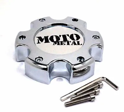 Moto Metal Chrome Center Cap 5.75 OD Bolt Closed For MO956 MO955 MO951 845L145R • $27