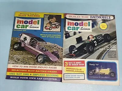 Vintage Model Car Science Magazine Table Top Slot Car Racing 1960s • $29.99