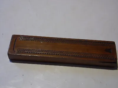 £19.99 • Buy Antique Wooden Pencil Case With Slide Out Lid 1900
