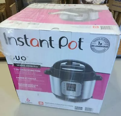 Instant Pot IP-DUO60 6 Qt. 7in1 Electric Pressure Cooker Rice Slow Air Fryer • $69.99