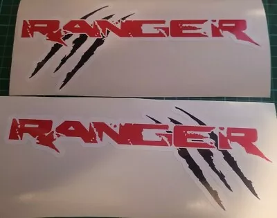 Ford Ranger Claws Printed Stickers/decals For Car Truck Ute Mancave • $12.95