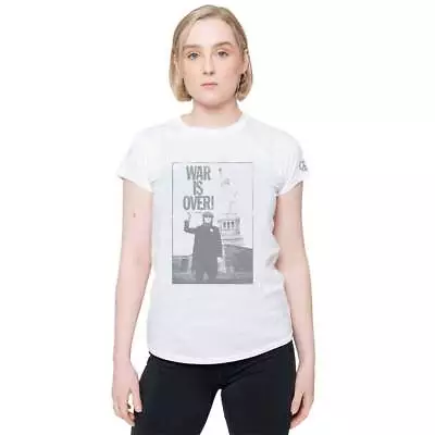 John Lennon Liberty Lady War Is Over Skinny Fit T Shirt • £14.93