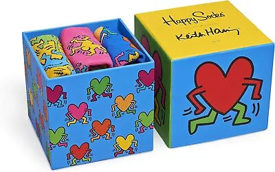 Happy Socks Keith Haring Sock Box Set Assorted • $14.99
